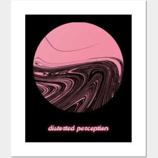 distorted perception Posters and Art